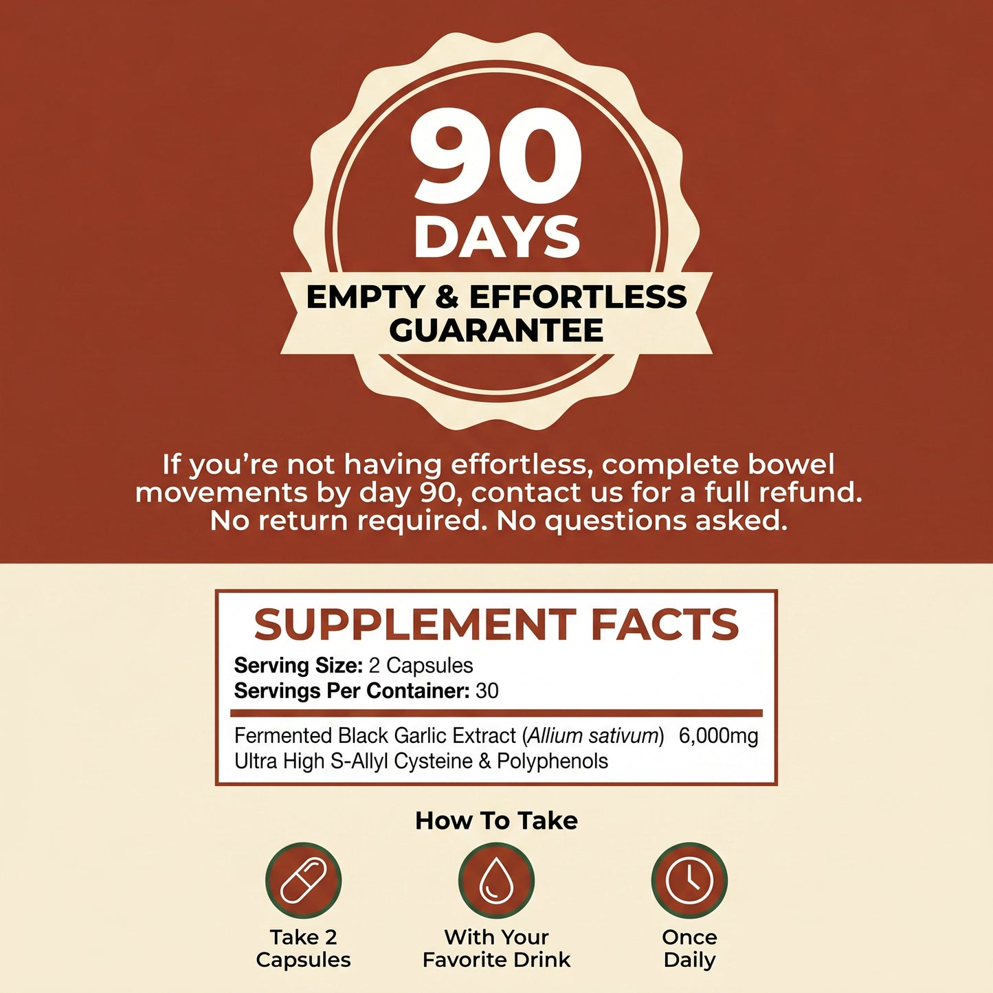Cartivo Fermented Black Garlic Extract — Daily Rhythm Formula