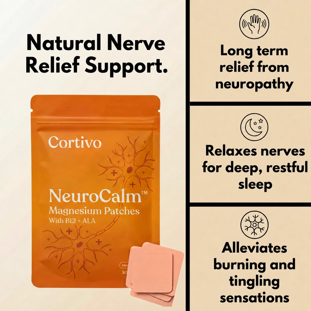 Cortivo NeuroCalm™ Transdermal Patches