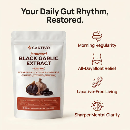 Cartivo Fermented Black Garlic Extract — Daily Rhythm Formula
