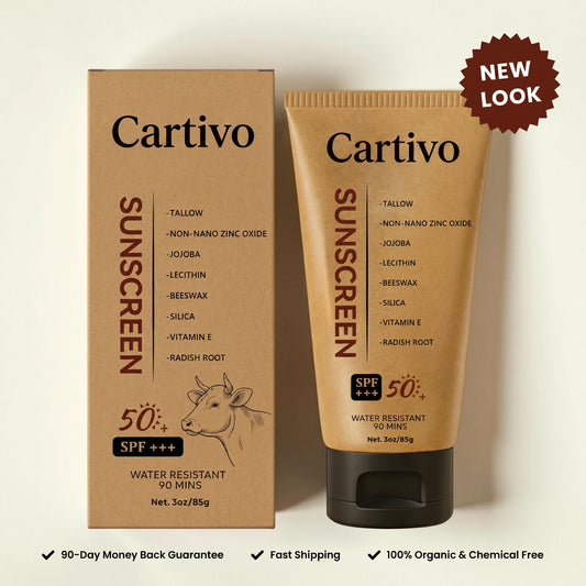 SPF 50++ Tallow Sunscreen by Cartivo