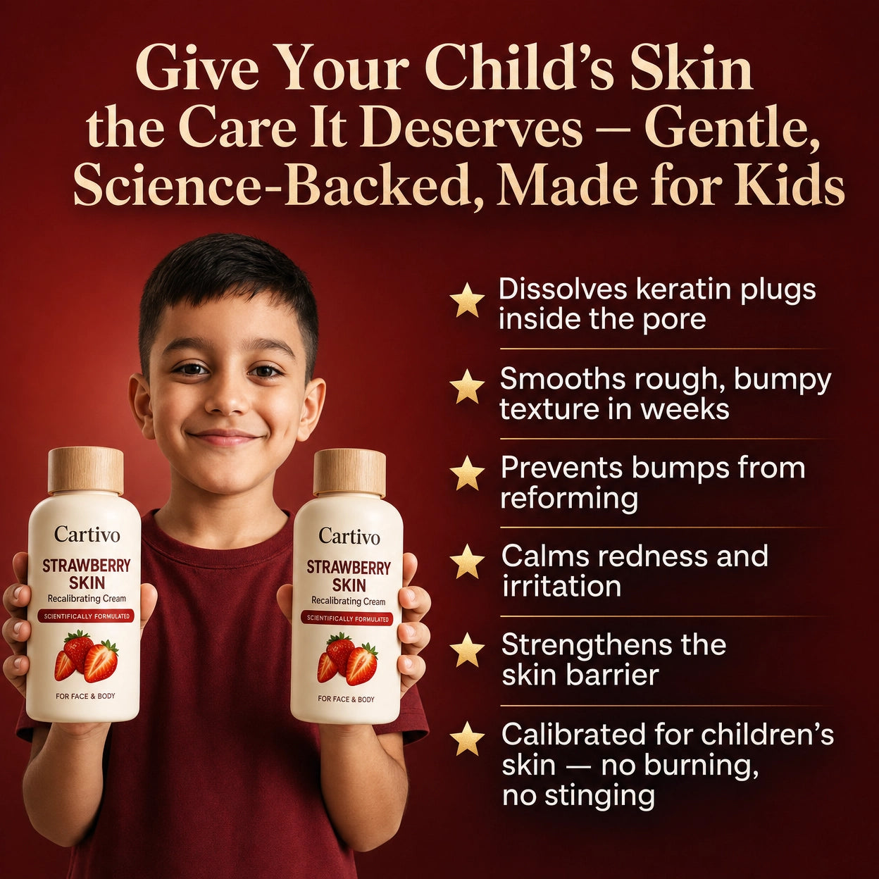 Strawberry Skin Cream by Cartivo