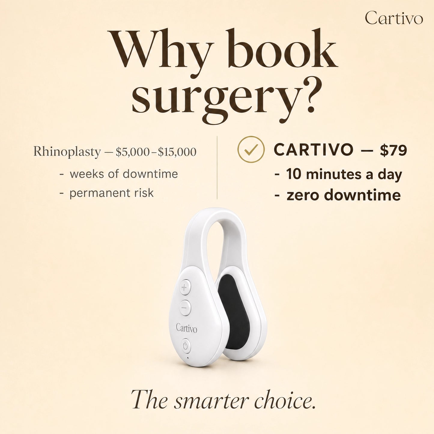 Cartivo Nose Sculpting Device