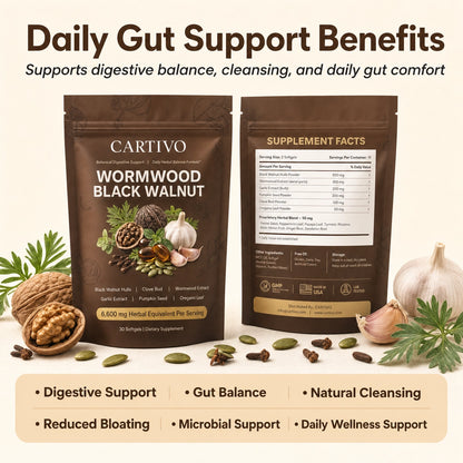 Cartivo Wormwood Black Walnut Softgels