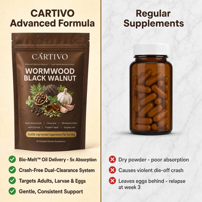 Cartivo Wormwood Black Walnut Softgels